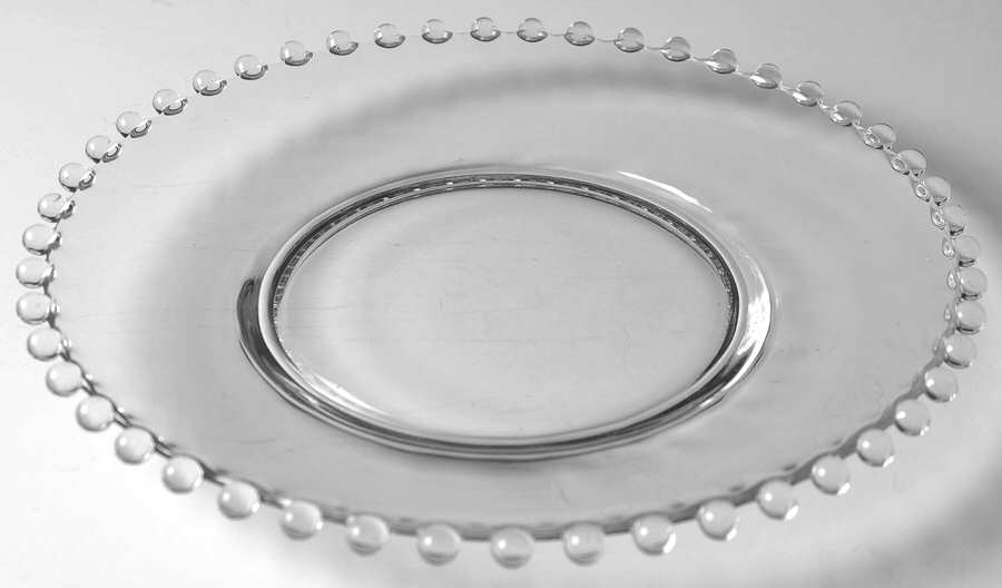 Candlewick Clear (Stem 3400) Luncheon Plate by Imperial Glass-Ohio-1