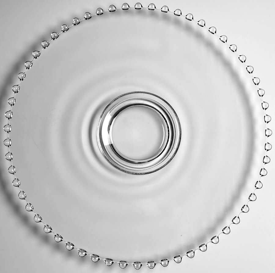 Candlewick Clear (Stem 3400) 14" Sandwich Plate by Imperial Glass-Ohio-1