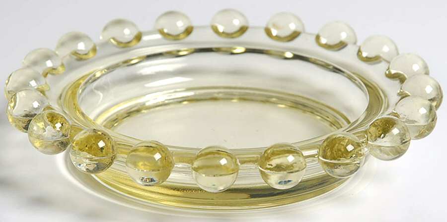 Candlewick Clear (Stem 3400) Champagne Ashtray by Imperial Glass-Ohio-1