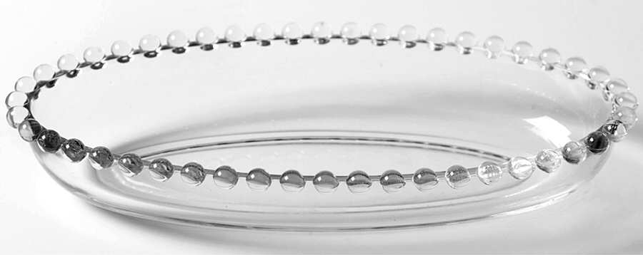 Candlewick Clear (Stem 3400) Pickle Dish by Imperial Glass-Ohio-1