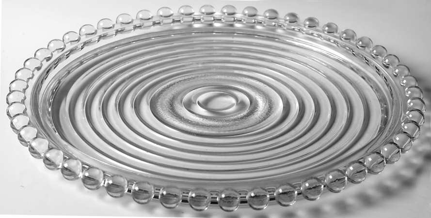 Candlewick Clear (Stem 3400) Round Tray by Imperial Glass-Ohio-1