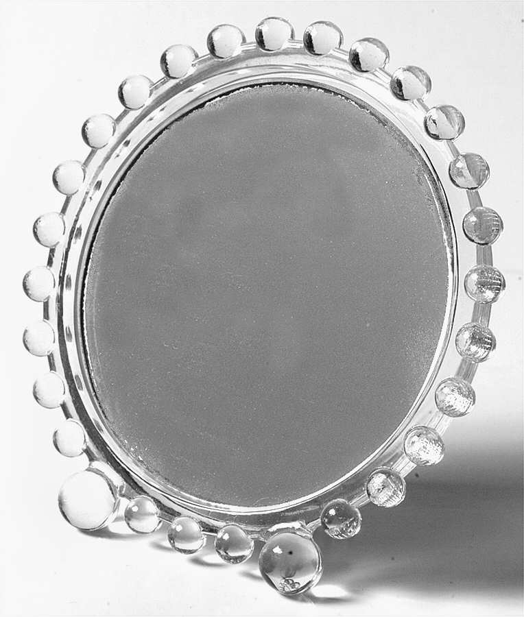 Candlewick Clear (Stem 3400) Desk Mirror by Imperial Glass-Ohio-1