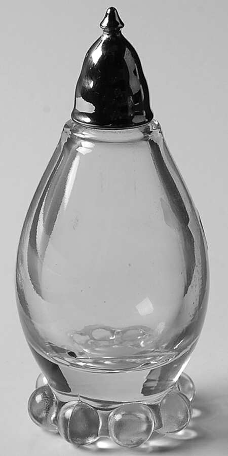 Candlewick Clear (Stem 3400) Shaker with Metal Lid by Imperial Glass-Ohio-1