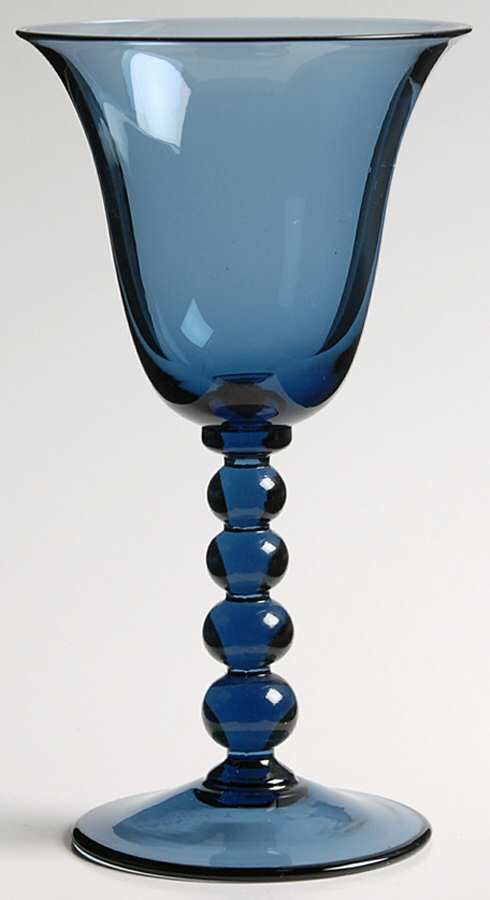 Candlewick Blue (Ultra) Wine Glass by Imperial Glass-Ohio-1