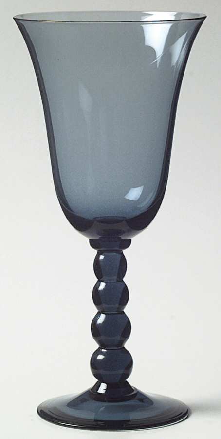 Candlewick Blue (Ultra) Water Goblet by Imperial Glass-Ohio-1