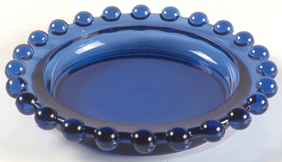 Candlewick Blue (Ultra) 6" Ashtray by Imperial Glass-Ohio-1