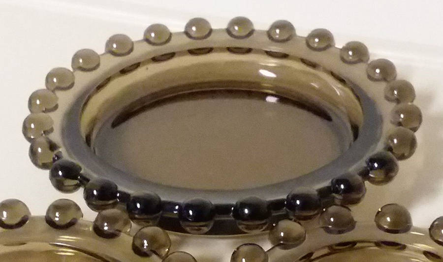 Candlewick Brown 6" Round Ashtray by Imperial Glass-Ohio-1
