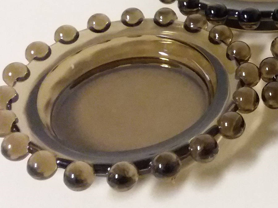 Candlewick Brown 5" Round Ashtray by Imperial Glass-Ohio-1