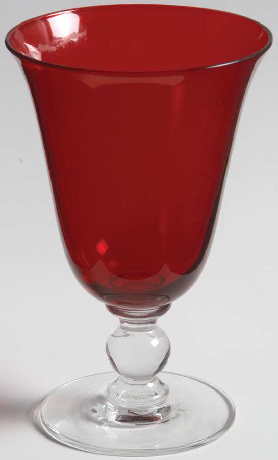 Candlewick Red (Stem 3400) Juice Glass by Imperial Glass-Ohio-1