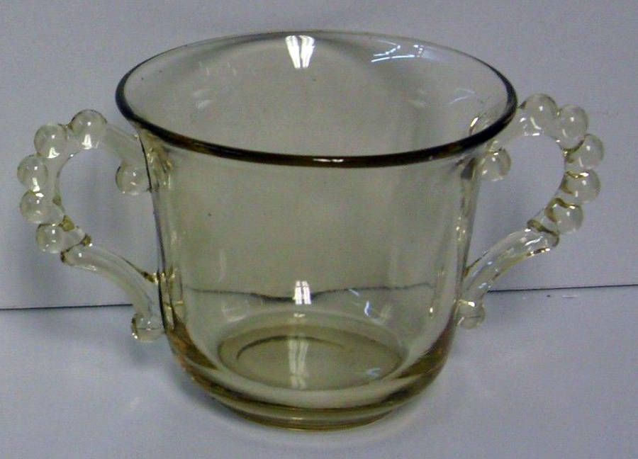 Candlewick Yellow Open Sugar by Imperial Glass-Ohio-1
