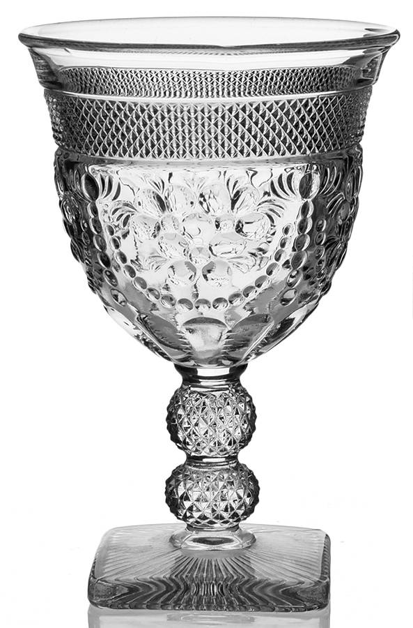 Chroma Clear Water Goblet by Imperial Glass-Ohio-1