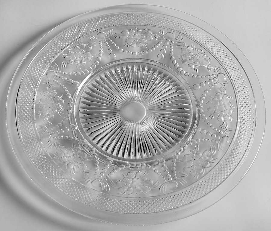 Chroma Clear Luncheon Plate by Imperial Glass-Ohio-1