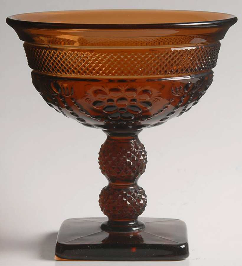 Chroma Amber Champagne/Tall Sherbet by Imperial Glass-Ohio-1
