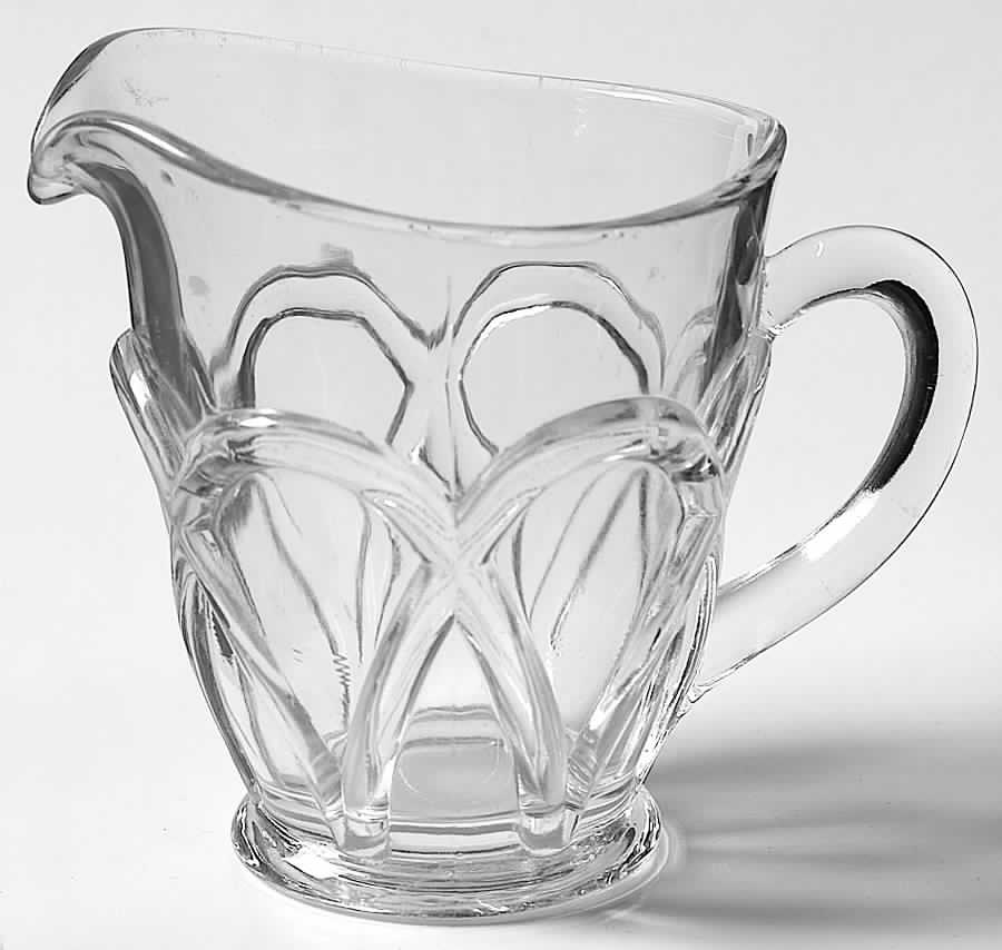 Crocheted Crystal Creamer by Imperial Glass-Ohio-1