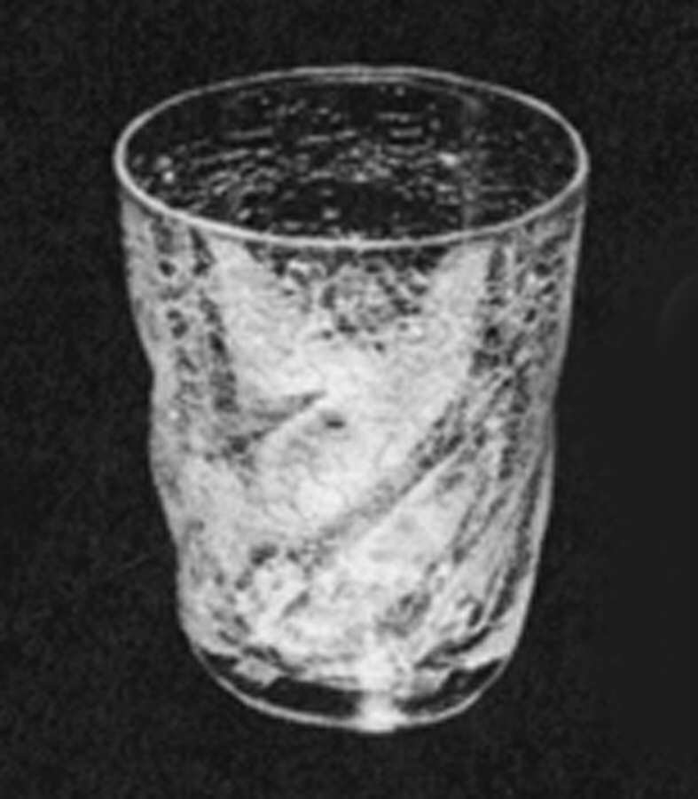 Crinkled Clear Old Fashioned by Imperial Glass-Ohio-1