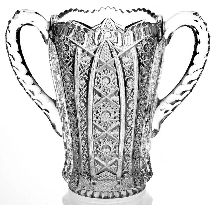 Daisy and Button Clear (Ohio) Celery Vase by Imperial Glass-Ohio-1