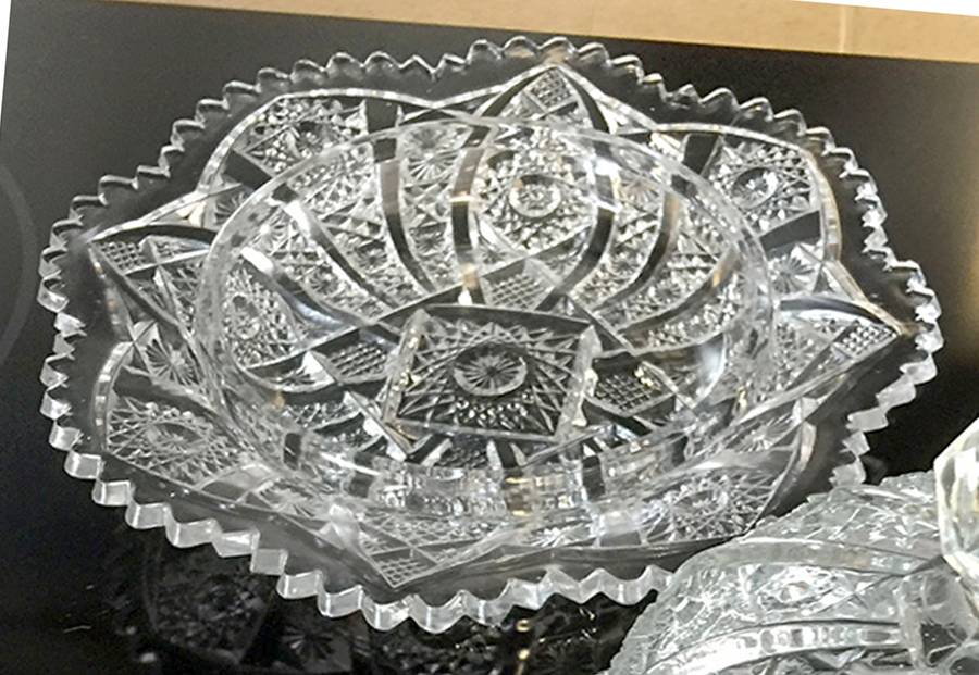 Daisy and Button Clear (Ohio) Round Butter Dish No Lid by Imperial Glass-Ohio-1