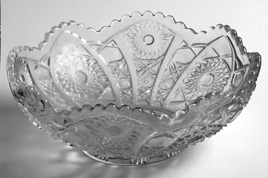 Daisy and Button Clear (Ohio) 7" Round Bowl by Imperial Glass-Ohio-1