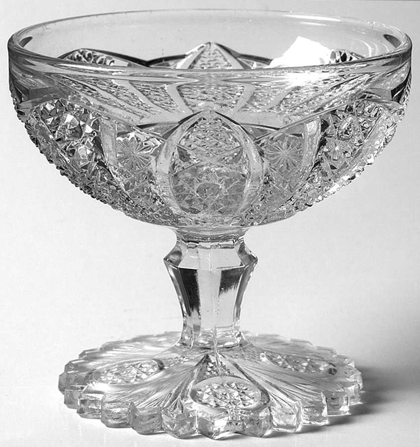 Daisy and Button Clear (Ohio) Champagne/Tall Sherbet by Imperial Glass-Ohio-1