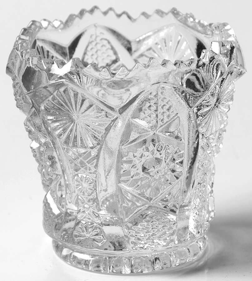 Daisy and Button Clear (Ohio) Toothpick Holder by Imperial Glass-Ohio-1
