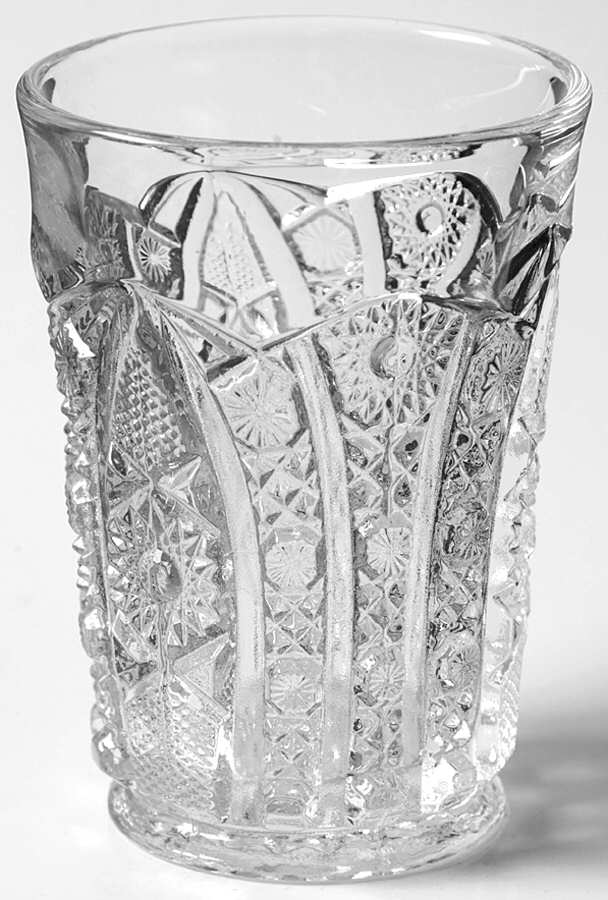 Daisy and Button Clear (Ohio) 8 Oz Flat Tumbler by Imperial Glass-Ohio-1