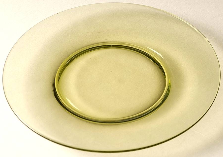 Dawn Green (Verde) Luncheon Plate by Imperial Glass-Ohio-1