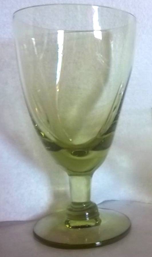 Dawn Green (Verde) Champagne/Tall Sherbet by Imperial Glass-Ohio-1