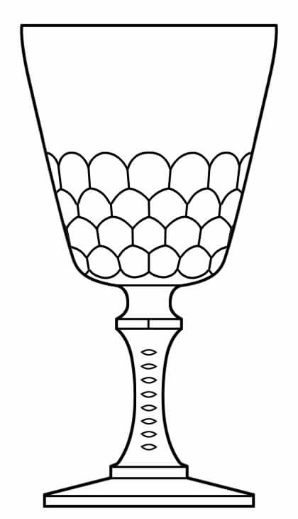 Elegance Water Goblet by Imperial Glass-Ohio-1