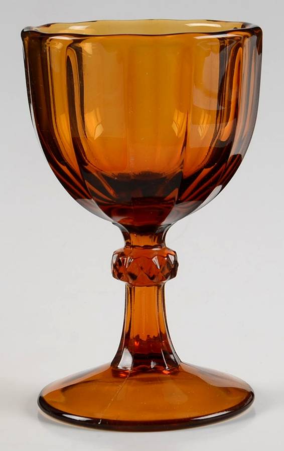 Essex Amber Wine Glass by Imperial Glass-Ohio-1