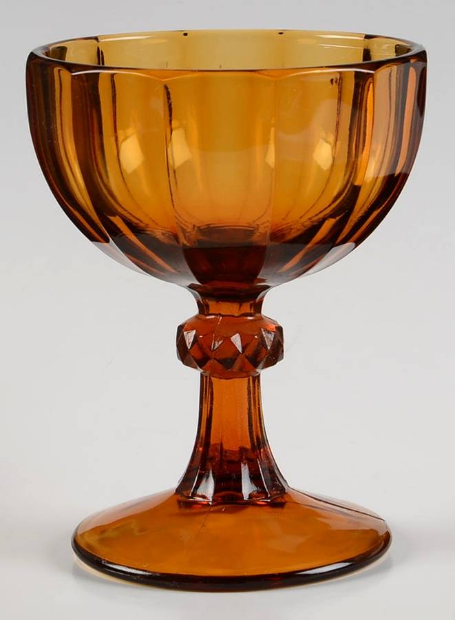 Essex Amber Champagne/Tall Sherbet by Imperial Glass-Ohio-1