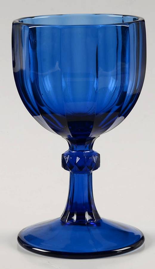 Essex Blue Wine Glass by Imperial Glass-Ohio-1