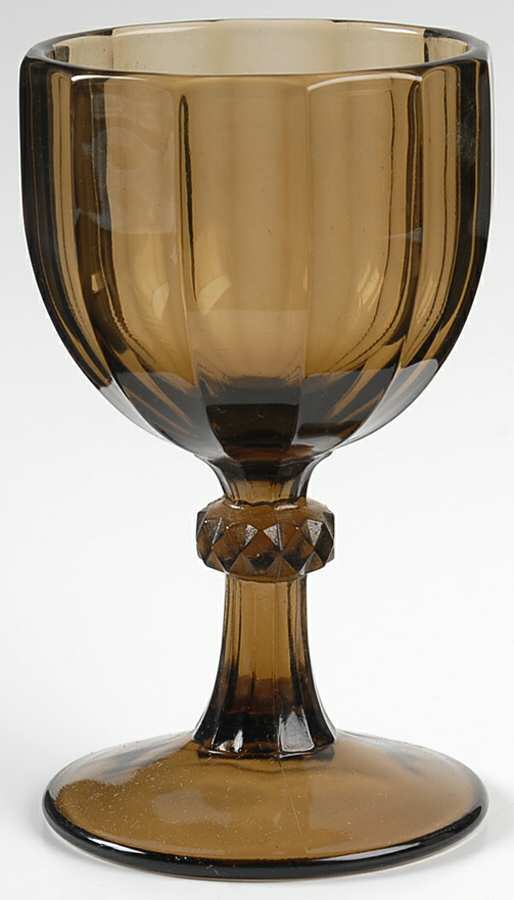 Essex Brown Wine Glass by Imperial Glass-Ohio-1