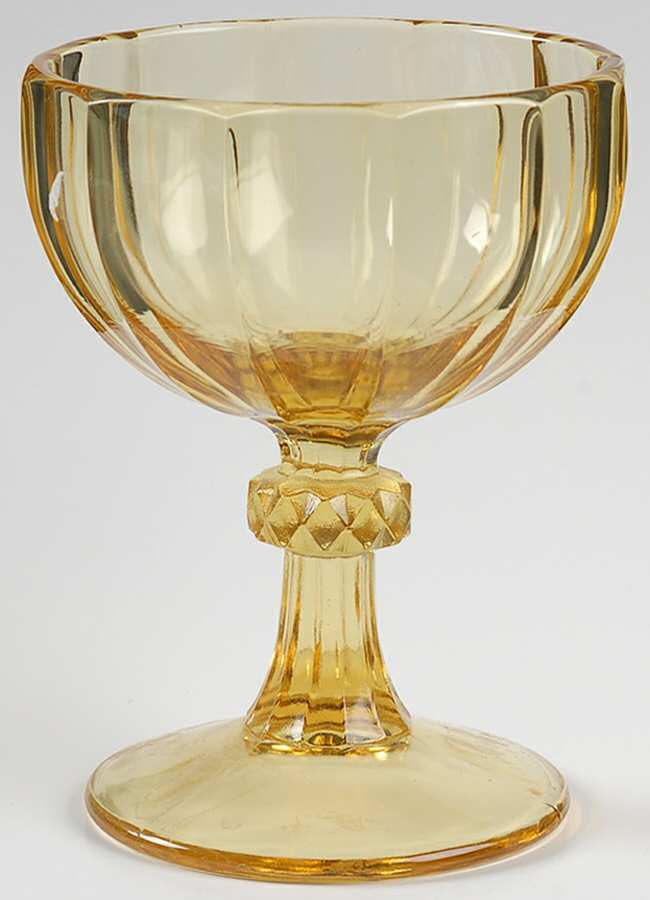 Essex Yellow Champagne/Tall Sherbet by Imperial Glass-Ohio-1