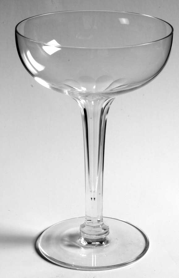 Etiquette Tall Hollow Stem Champagne by Imperial Glass-Ohio-1
