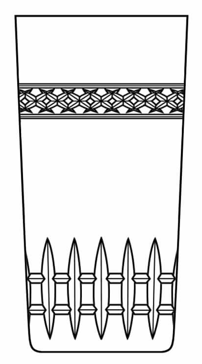 Exeter 12 Oz Flat Tumbler by Imperial Glass-Ohio-1
