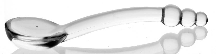 Floral (Cut) 4" 3 Bead Marmarlade/Mayo Ladle by Imperial Glass-Ohio-1