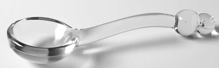 Floral (Cut) Mayonnaise Ladle by Imperial Glass-Ohio-1