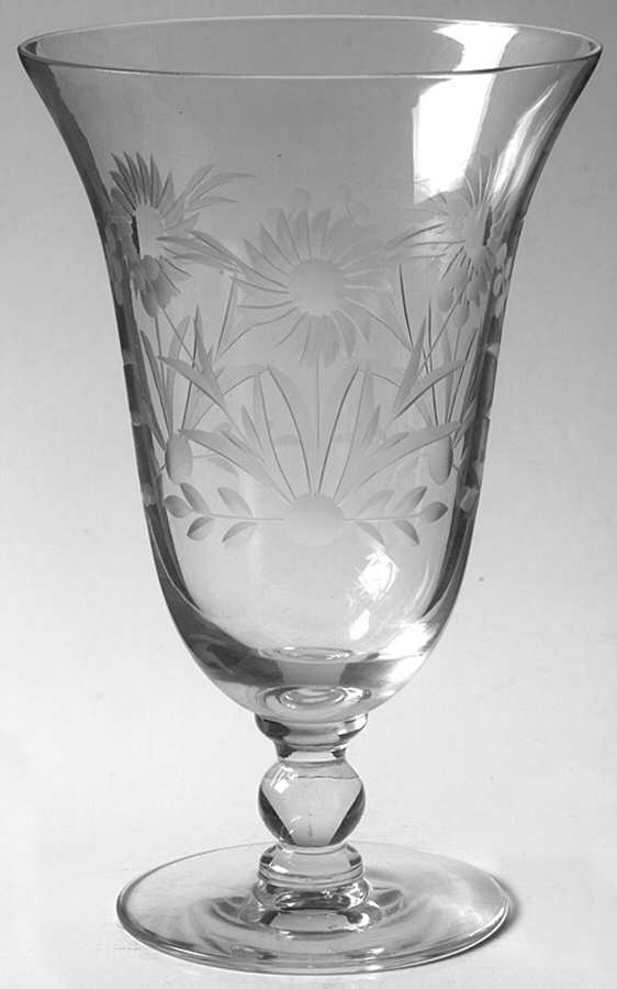 Floral (Cut) Iced Tea by Imperial Glass-Ohio-1