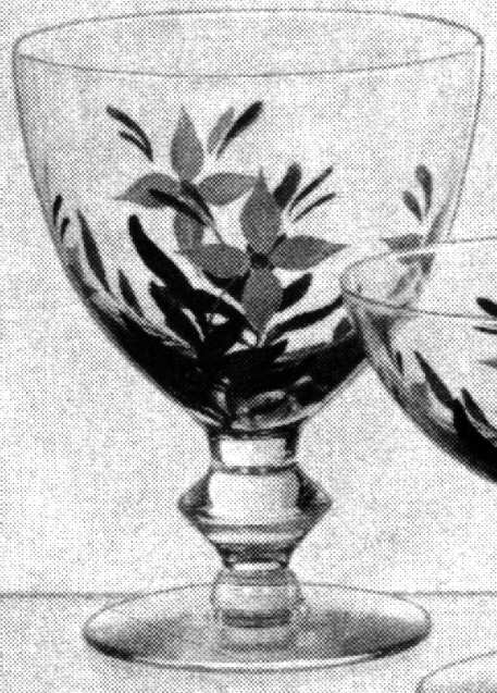 Hawthorne Water Goblet by Imperial Glass-Ohio-1