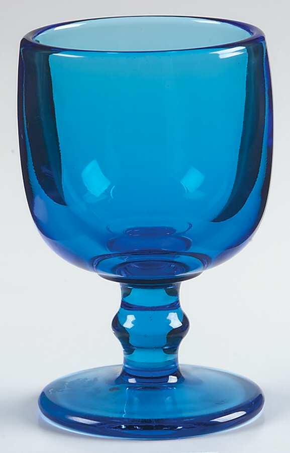 Hoffman House Antique Blue Wine Glass by Imperial Glass-Ohio-1