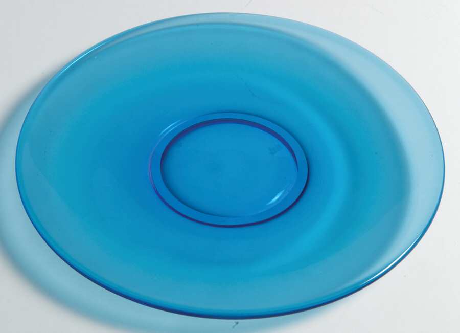 Hoffman House Antique Blue 7" Salad Plate by Imperial Glass-Ohio-1