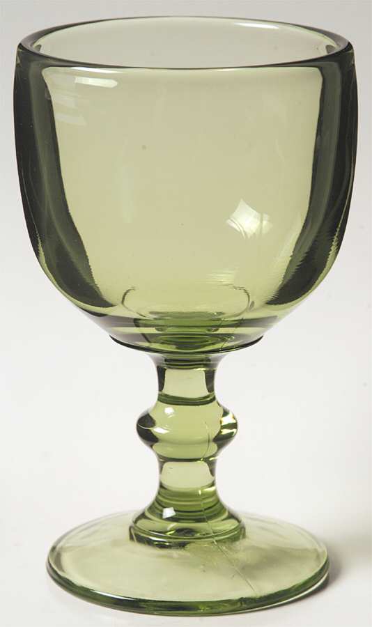 Hoffman House Green Water Goblet by Imperial Glass-Ohio-1