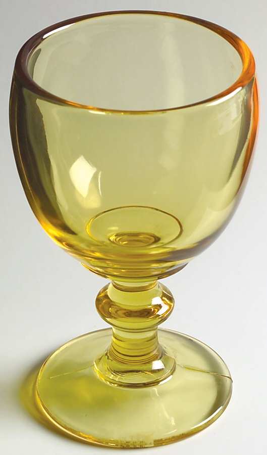 Hoffman House Yellow Water Goblet by Imperial Glass-Ohio-1
