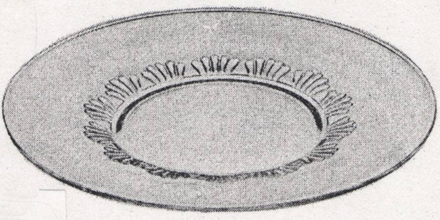 Imperial Tiara Dinner Plate by Imperial Glass-Ohio-1