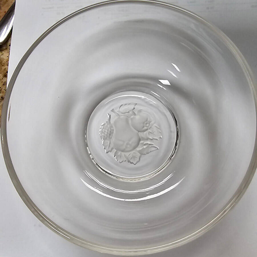 Intaglio Fruit (Line 900, Round) Small Fruit Dessert Bowl by Imperial Glass-Ohio-1