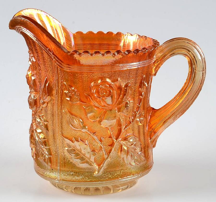 Lustre Rose Marigold Creamer by Imperial Glass-Ohio-1
