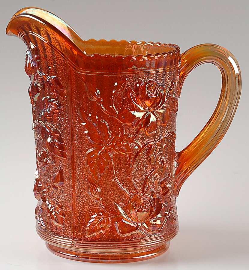 Lustre Rose Marigold 52 Oz Pitcher by Imperial Glass-Ohio-1