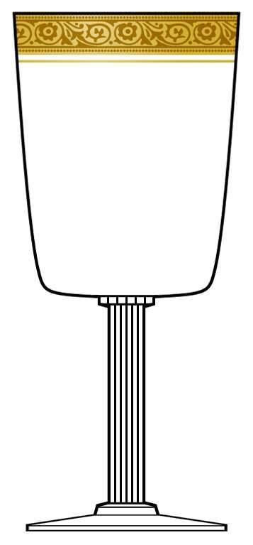 Minton Water Goblet by Imperial Glass-Ohio-1