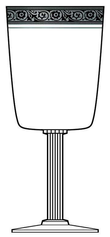 Minton Water Goblet by Imperial Glass-Ohio-1