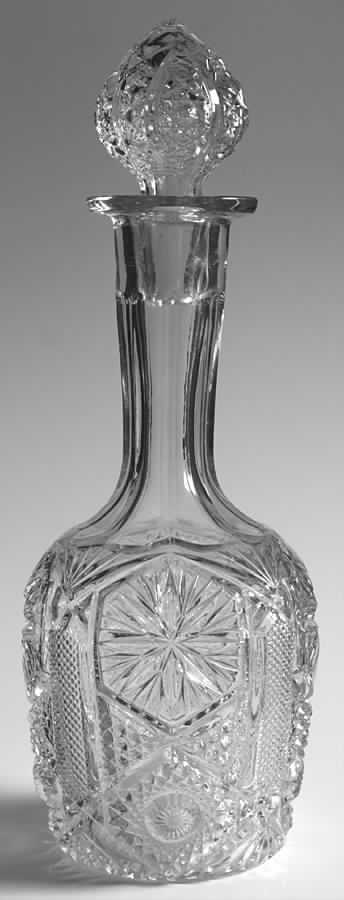 Mogul Variant Clear Decanter & Stopper by Imperial Glass-Ohio-1
